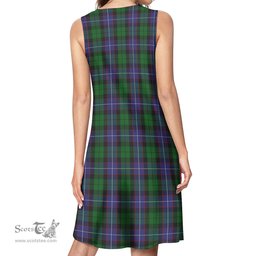 Scottish Galbraith Tartan Womens Casual Dresses - Tartan Dress Womens Scottish Plaid Tartan Plaid - ScotsTee - scotstee.com