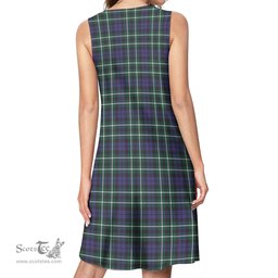 Scottish Graham of Montrose Modern Tartan Womens Casual Dresses - Tartan Dress Womens Scottish Plaid Tartan Plaid - ScotsTee - scotstee.com