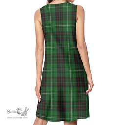 Scottish MacAulay of Lewis Tartan Womens Casual Dresses - Tartan Dress Womens Scottish Plaid Tartan Plaid - ScotsTee - scotstee.com