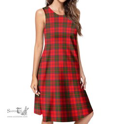 Scottish Grant Modern Tartan Womens Casual Dresses - Tartan Dress Womens Scottish Plaid Tartan Plaid - ScotsTee - scotstee.com