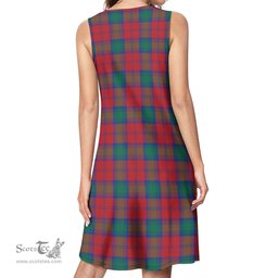 Scottish Lindsay Modern Tartan Womens Casual Dresses - Tartan Dress Womens Scottish Plaid Tartan Plaid - ScotsTee - scotstee.com