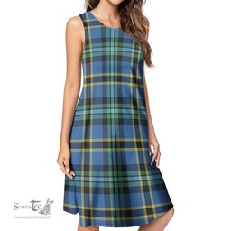 Scottish Hope Ancient Tartan Womens Casual Dresses - Tartan Dress Womens Scottish Plaid Tartan Plaid - ScotsTee - scotstee.com
