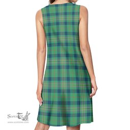 Scottish Kennedy Ancient Tartan Womens Casual Dresses - Tartan Dress Womens Scottish Plaid Tartan Plaid - ScotsTee - scotstee.com