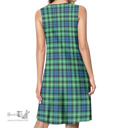 Scottish Graham of Montrose Ancient Tartan Womens Casual Dresses - Tartan Dress Womens Scottish Plaid Tartan Plaid - ScotsTee - scotstee.com