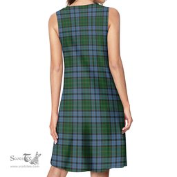 Scottish Forsyth Tartan Womens Casual Dresses - Tartan Dress Womens Scottish Plaid Tartan Plaid - ScotsTee - scotstee.com