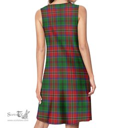 Scottish MacCulloch Tartan Womens Casual Dresses - Tartan Dress Womens Scottish Plaid Tartan Plaid - ScotsTee - scotstee.com