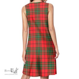 Scottish MacAulay Modern Tartan Womens Casual Dresses - Tartan Dress Womens Scottish Plaid Tartan Plaid - ScotsTee - scotstee.com