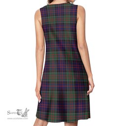 Scottish MacDonald of Clan Ranald Tartan Womens Casual Dresses - Tartan Dress Womens Scottish Plaid Tartan Plaid - ScotsTee - scotstee.com