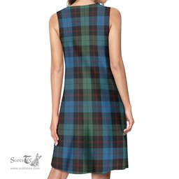 Scottish Guthrie Tartan Womens Casual Dresses - Tartan Dress Womens Scottish Plaid Tartan Plaid - ScotsTee - scotstee.com