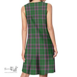 Scottish Gray Hunting Tartan Womens Casual Dresses - Tartan Dress Womens Scottish Plaid Tartan Plaid - ScotsTee - scotstee.com