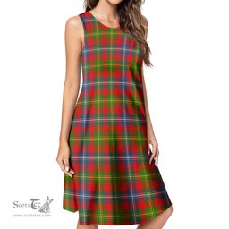 Scottish Forrester Tartan Womens Casual Dresses - Tartan Dress Womens Scottish Plaid Tartan Plaid - ScotsTee - scotstee.com