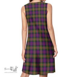 Scottish MacDonell of Glengarry Modern Tartan Womens Casual Dresses - Tartan Dress Womens Scottish Plaid Tartan Plaid - ScotsTee - scotstee.com
