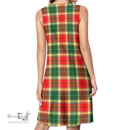 Scottish Gibsone (Gibson-Gibbs) Tartan Womens Casual Dresses - Tartan Dress Womens Scottish Plaid Tartan Plaid - ScotsTee - scotstee.com