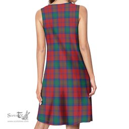 Scottish Fotheringham Modern Tartan Womens Casual Dresses - Tartan Dress Womens Scottish Plaid Tartan Plaid - ScotsTee - scotstee.com