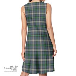 Scottish MacDowall Tartan Womens Casual Dresses - Tartan Dress Womens Scottish Plaid Tartan Plaid - ScotsTee - scotstee.com
