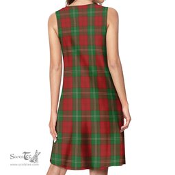 Scottish Lennox Tartan Womens Casual Dresses - Tartan Dress Womens Scottish Plaid Tartan Plaid - ScotsTee - scotstee.com