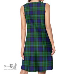 Scottish MacCallum Modern Tartan Womens Casual Dresses - Tartan Dress Womens Scottish Plaid Tartan Plaid - ScotsTee - scotstee.com