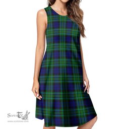 Scottish MacCallum Modern Tartan Womens Casual Dresses - Tartan Dress Womens Scottish Plaid Tartan Plaid - ScotsTee - scotstee.com
