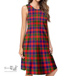 Scottish Gow Modern Tartan Womens Casual Dresses - Tartan Dress Womens Scottish Plaid Tartan Plaid - ScotsTee - scotstee.com