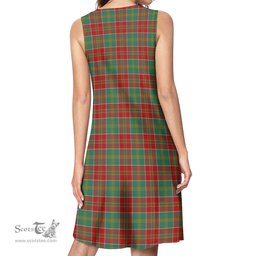 Scottish MacDonald of Kingsburgh Tartan Womens Casual Dresses - Tartan Dress Womens Scottish Plaid Tartan Plaid - ScotsTee - scotstee.com