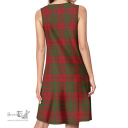 Scottish MacAlister of Glenbarr Tartan Womens Casual Dresses - Tartan Dress Womens Scottish Plaid Tartan Plaid - ScotsTee - scotstee.com