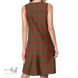 Scottish MacAulay Tartan Womens Casual Dresses - Tartan Dress Womens Scottish Plaid Tartan Plaid - ScotsTee - scotstee.com