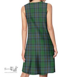Scottish Hope Vere Tartan Womens Casual Dresses - Tartan Dress Womens Scottish Plaid Tartan Plaid - ScotsTee - scotstee.com