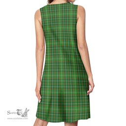 Scottish Forrester or Foster Hunting Tartan Womens Casual Dresses - Tartan Dress Womens Scottish Plaid Tartan Plaid - ScotsTee - scotstee.com