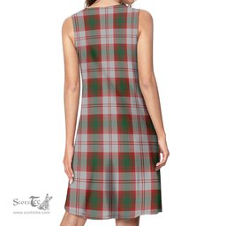 Scottish Lindsay Dress Red Tartan Womens Casual Dresses - Tartan Dress Womens Scottish Plaid Tartan Plaid - ScotsTee - scotstee.com