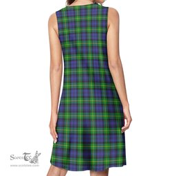 Scottish Gordon Modern Tartan Womens Casual Dresses - Tartan Dress Womens Scottish Plaid Tartan Plaid - ScotsTee - scotstee.com