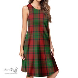 Scottish MacPhail Tartan Womens Casual Dresses - Tartan Dress Womens Scottish Plaid Tartan Plaid - ScotsTee - scotstee.com