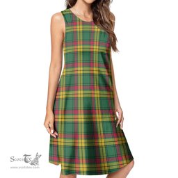 Scottish MacMillan Old Ancient Tartan Womens Casual Dresses - Tartan Dress Womens Scottish Plaid Tartan Plaid - ScotsTee - scotstee.com