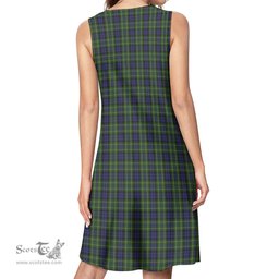 Scottish MacNeil of Colonsay Tartan Womens Casual Dresses - Tartan Dress Womens Scottish Plaid Tartan Plaid - ScotsTee - scotstee.com