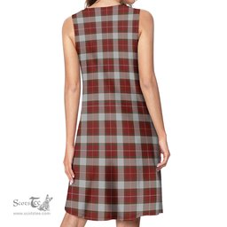 Scottish MacFie Dress Tartan Womens Casual Dresses - Tartan Dress Womens Scottish Plaid Tartan Plaid - ScotsTee - scotstee.com