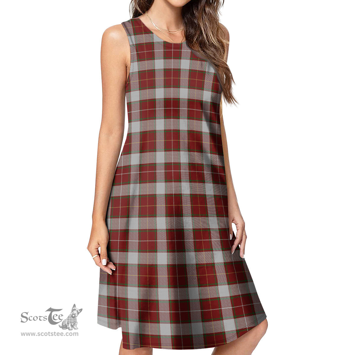 Scottish MacFie Dress Tartan Womens Casual Dresses - Tartan Dress Womens Scottish Plaid Tartan Plaid - ScotsTee - scotstee.com