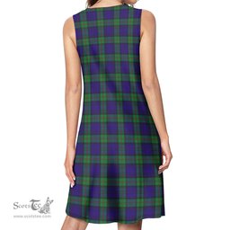 Scottish MacKinlay Modern Tartan Womens Casual Dresses - Tartan Dress Womens Scottish Plaid Tartan Plaid - ScotsTee - scotstee.com
