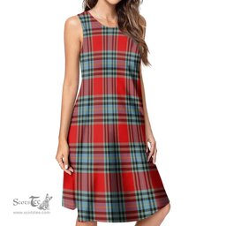 Scottish MacLeay Tartan Womens Casual Dresses - Tartan Dress Womens Scottish Plaid Tartan Plaid - ScotsTee - scotstee.com