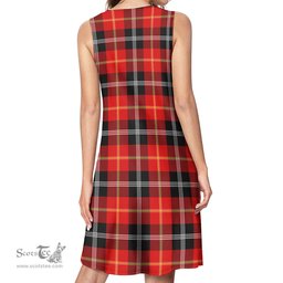 Scottish Majoribanks Tartan Womens Casual Dresses - Tartan Dress Womens Scottish Plaid Tartan Plaid - ScotsTee - scotstee.com