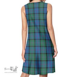 Scottish MacThomas Tartan Womens Casual Dresses - Tartan Dress Womens Scottish Plaid Tartan Plaid - ScotsTee - scotstee.com