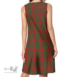 Scottish MacIntosh Red Tartan Womens Casual Dresses - Tartan Dress Womens Scottish Plaid Tartan Plaid - ScotsTee - scotstee.com