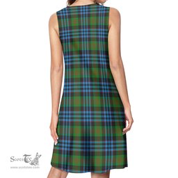 Scottish Newlands of Lauriston Tartan Womens Casual Dresses - Tartan Dress Womens Scottish Plaid Tartan Plaid - ScotsTee - scotstee.com