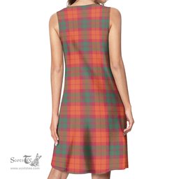 Scottish MacNab Ancient Tartan Womens Casual Dresses - Tartan Dress Womens Scottish Plaid Tartan Plaid - ScotsTee - scotstee.com