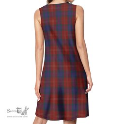 Scottish MacEdward Tartan Womens Casual Dresses - Tartan Dress Womens Scottish Plaid Tartan Plaid - ScotsTee - scotstee.com