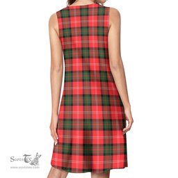 Scottish Nesbitt Modern Tartan Womens Casual Dresses - Tartan Dress Womens Scottish Plaid Tartan Plaid - ScotsTee - scotstee.com