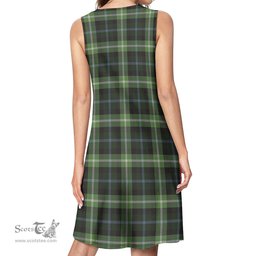Scottish Rodger Tartan Womens Casual Dresses - Tartan Dress Womens Scottish Plaid Tartan Plaid - ScotsTee - scotstee.com