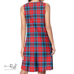 Scottish MacTavish Modern Tartan Womens Casual Dresses - Tartan Dress Womens Scottish Plaid Tartan Plaid - ScotsTee - scotstee.com