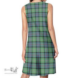 Scottish MacThomas Ancient Tartan Womens Casual Dresses - Tartan Dress Womens Scottish Plaid Tartan Plaid - ScotsTee - scotstee.com