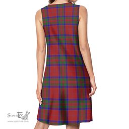 Scottish MacGillivray Tartan Womens Casual Dresses - Tartan Dress Womens Scottish Plaid Tartan Plaid - ScotsTee - scotstee.com