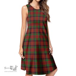 Scottish MacNicol Tartan Womens Casual Dresses - Tartan Dress Womens Scottish Plaid Tartan Plaid - ScotsTee - scotstee.com