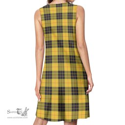 Scottish MacLeod of Lewis Ancient Tartan Womens Casual Dresses - Tartan Dress Womens Scottish Plaid Tartan Plaid - ScotsTee - scotstee.com